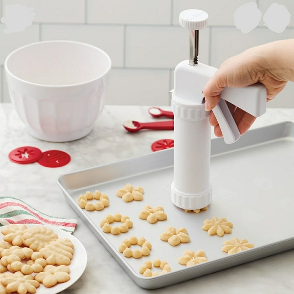 Silver Stone Cookie Gun Set